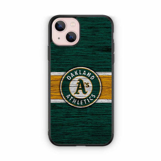 Oakland Athletics Wooden Style iPhone 13 Series Case