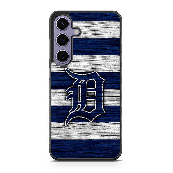 Detroit Tigers Wooden Style Samsung Galaxy S24 Series Case