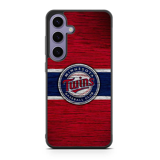 Minnesota Twins Wooden textur Samsung Galaxy S24 Series Case