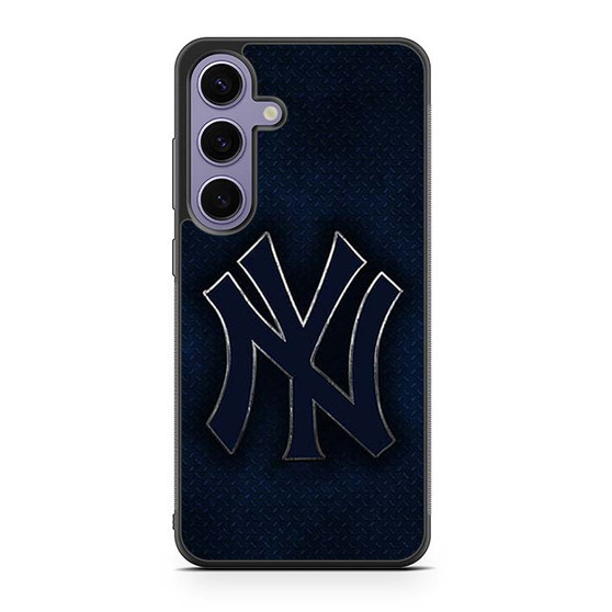 New York Yankees Blue metal Samsung Galaxy S24 Series Case