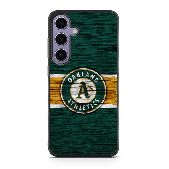 Oakland Athletics Wooden Style Samsung Galaxy S24 Series Case