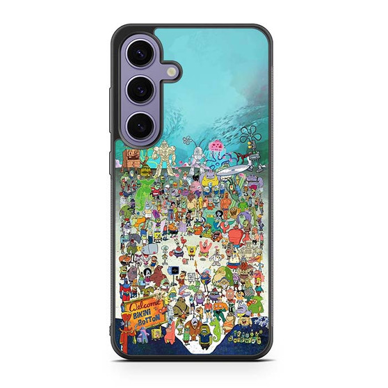 Spongebob Squarepants All Characters Samsung Galaxy S24 Series Case