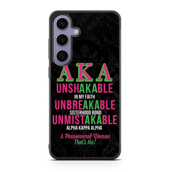 Alpha Kappa Alpha Unshakable Samsung Galaxy S25 Case