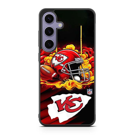 KC chiefs On Fire Samsung Galaxy S25 Case