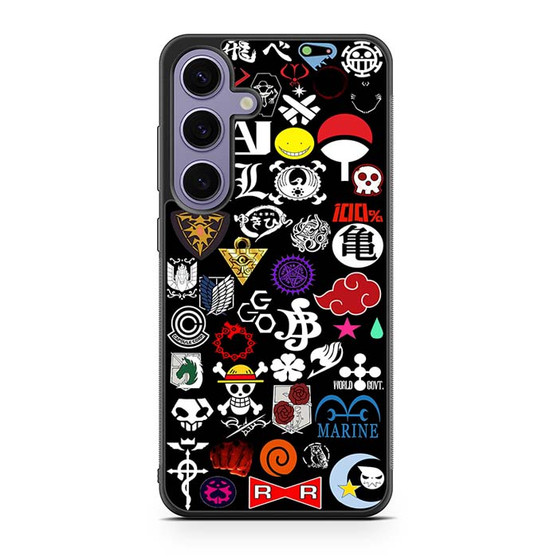 Manga symbols anime Samsung Galaxy S25 Series Case