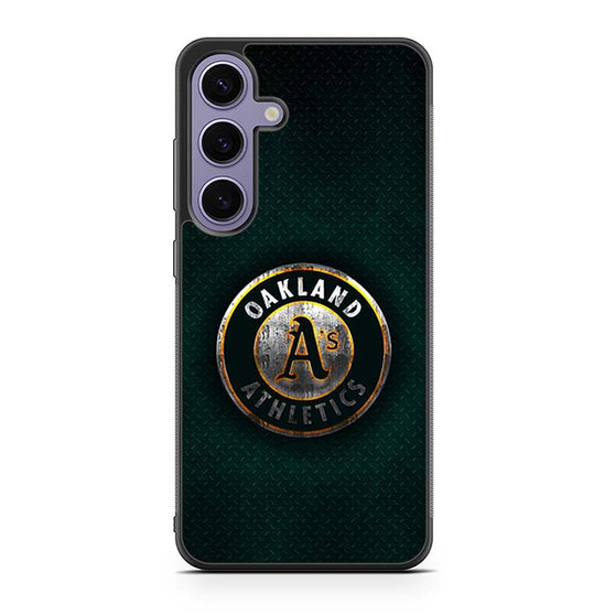 Oakland Athletics Green metal Samsung Galaxy S25 Series Case