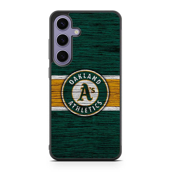 Oakland Athletics Wooden Style Samsung Galaxy S25 Series Case