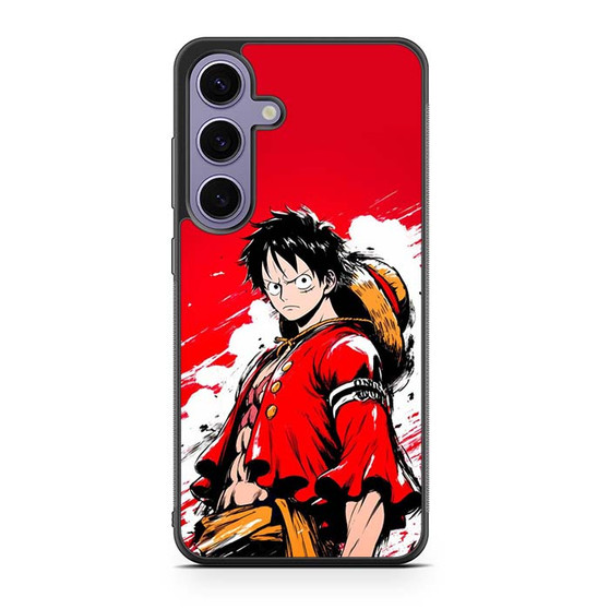 One Piece Series Luffy in red Samsung Galaxy S25 Series Case