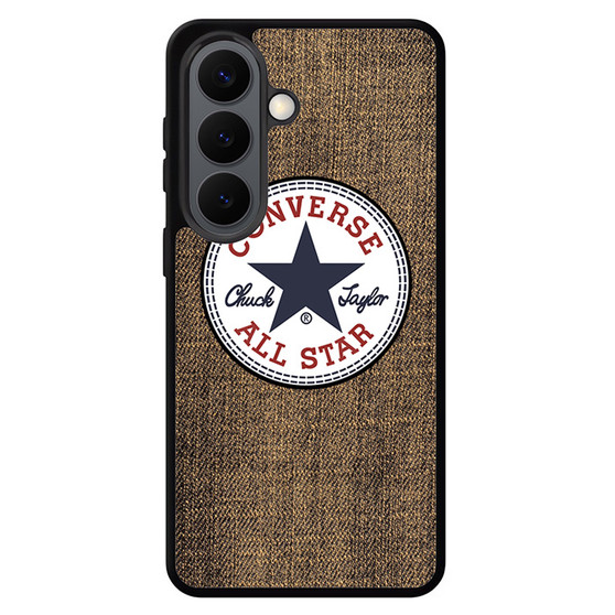 brown denim converse Samsung Galaxy S26 Case