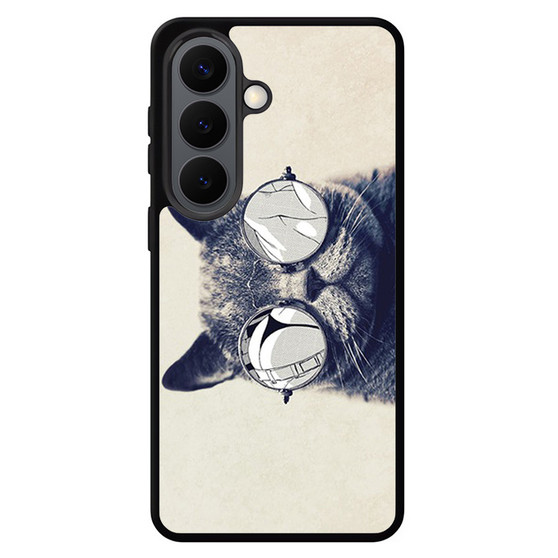 cat hipster Samsung Galaxy S26 Case