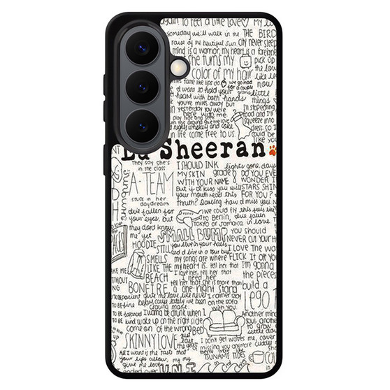 Ed Sheeran All Lyrics Samsung Galaxy S26 Case