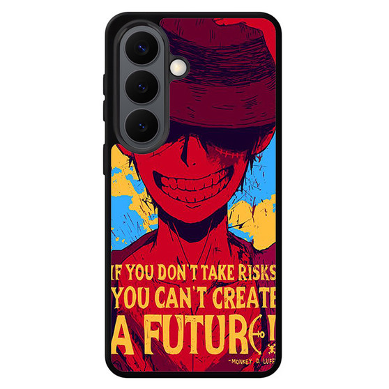 Luffy One Piece Quote Samsung Galaxy S26 Case