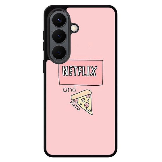 Netflix and Pizza Samsung Galaxy S26 Case