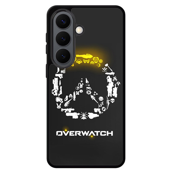 Overwatch's Logo Weapons Pattern Samsung Galaxy S26 Case