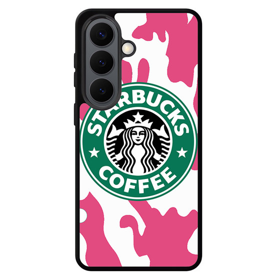 Starbucks Pink Camo Samsung Galaxy S26 Case