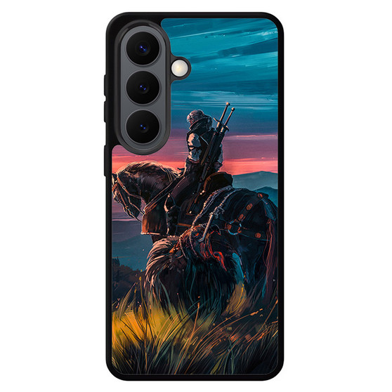 The Witcher Geralt of Rivia Riding Horse Samsung Galaxy S26 Case