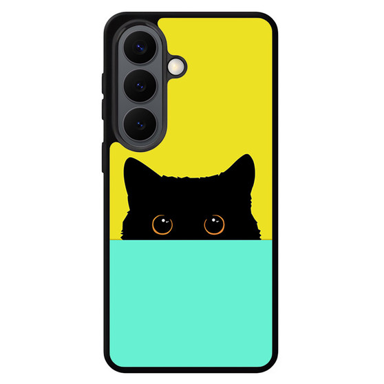 Cute Black Cat Samsung Galaxy S26 Case