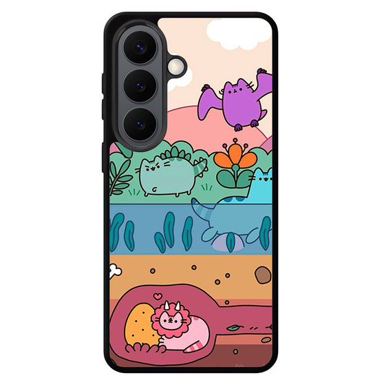 Pusheen Dinosaurs Samsung Galaxy S26 Case