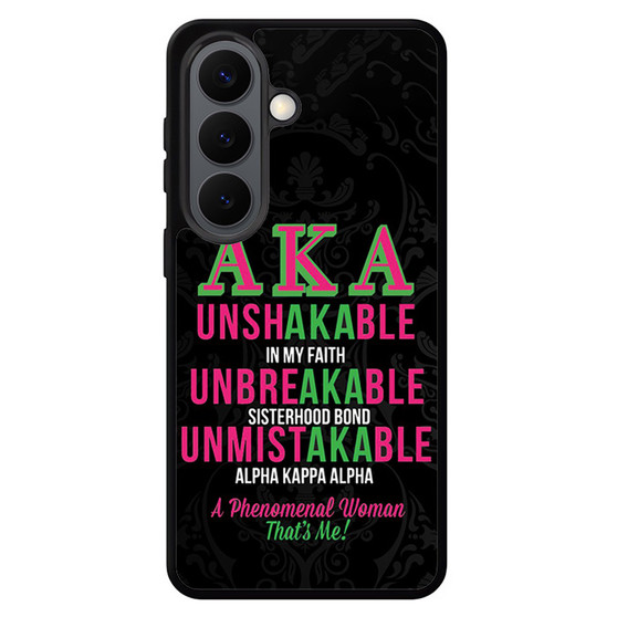 Alpha Kappa Alpha Unshakable Samsung Galaxy S26 Case