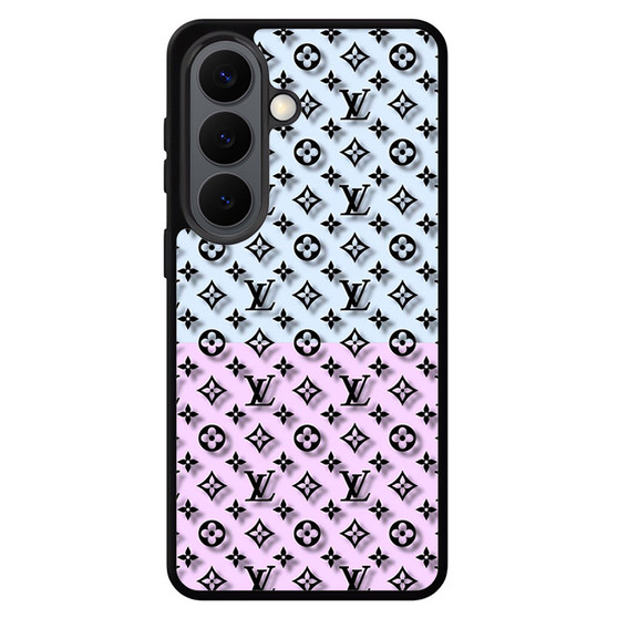 Louis Vuitton Blush & Blue Luxe Samsung Galaxy S26 Case