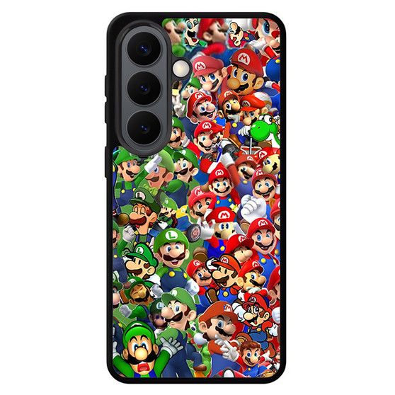 Mario Luigi Collages Samsung Galaxy S26 Case
