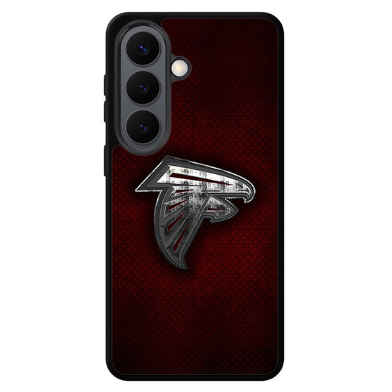 Atlanta Falcons Metal logo Samsung Galaxy S26 Case