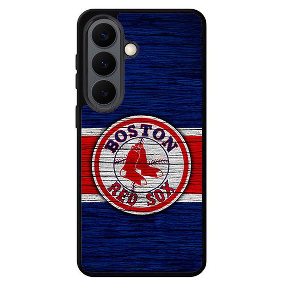 Boston Red Sox Wooden Style Samsung Galaxy S26 Case