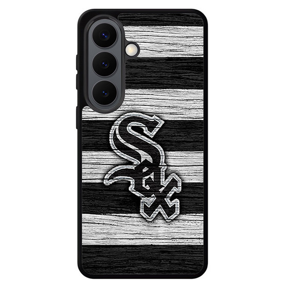 Chicago White Sox Wooden Style Samsung Galaxy S26 Case