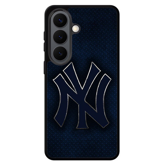 New York Yankees Blue metal Samsung Galaxy S26 Case