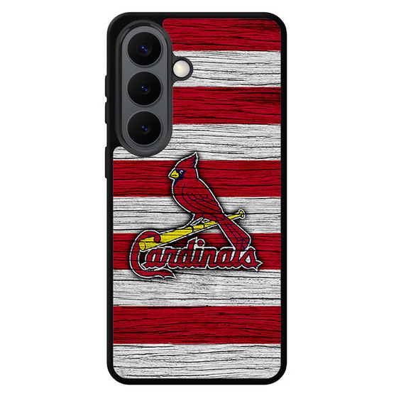 St Louis Cardinals Wooden Style Samsung Galaxy S26 Case