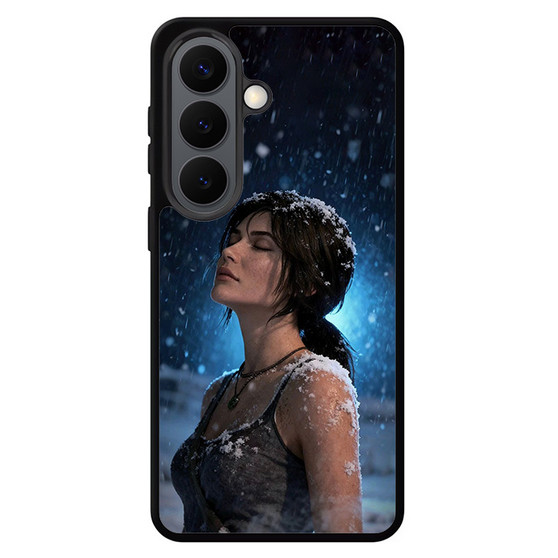 Tomb Rider Lara Croft in Snow Samsung Galaxy S26 Case