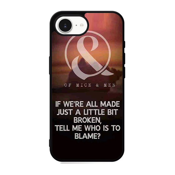 Of Mice & Men Lyrics 9 iPhone 17e Case