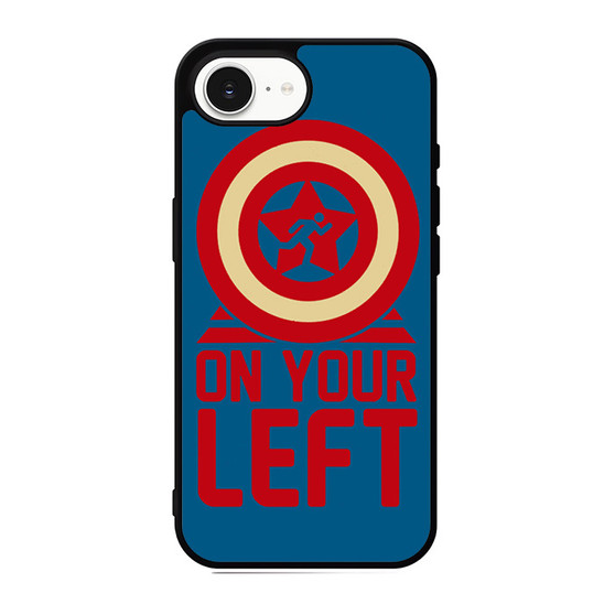 On your left captain america 2 iPhone 17e Case