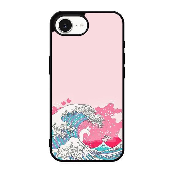 Ocean Wave in Pink Art iPhone 17e Case