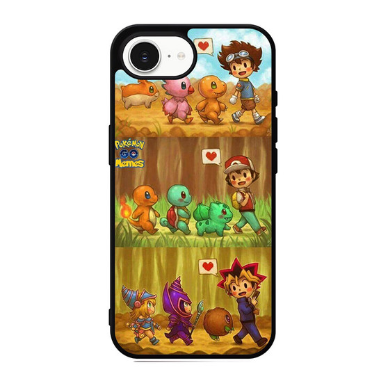 Pokemon Digimon Yugo Oh iPhone 17e Case