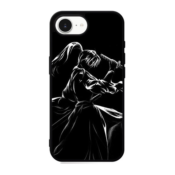Samurai X Kenshin Himura Monochrome iPhone 17e Case