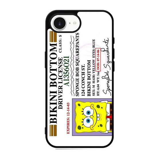 Spongebob Squarepants Driver License iPhone 17e Case