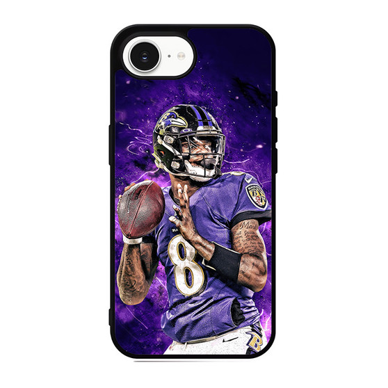 Baltimore Ravens Lamar Jackson iPhone 17e Case