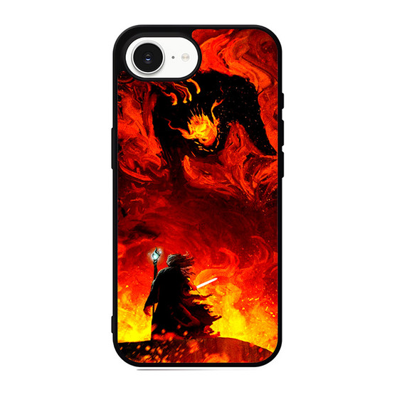 The lord of the rings Gandalf vs Balrog iPhone 17e Case