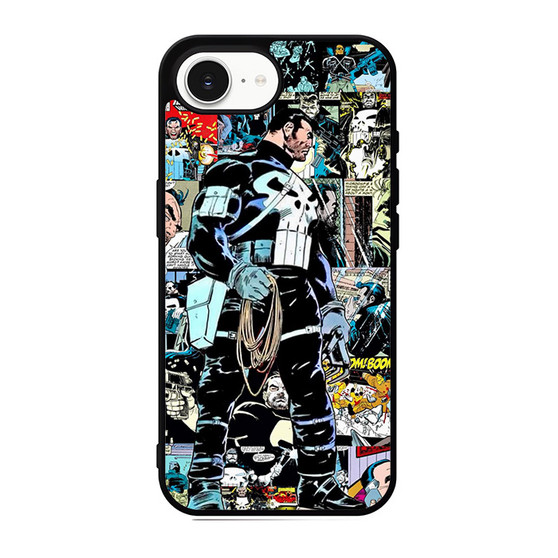 The punisher frank castle comic iPhone 17e Case
