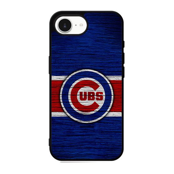 Chicago Cubs Wooden Style iPhone 17e Case
