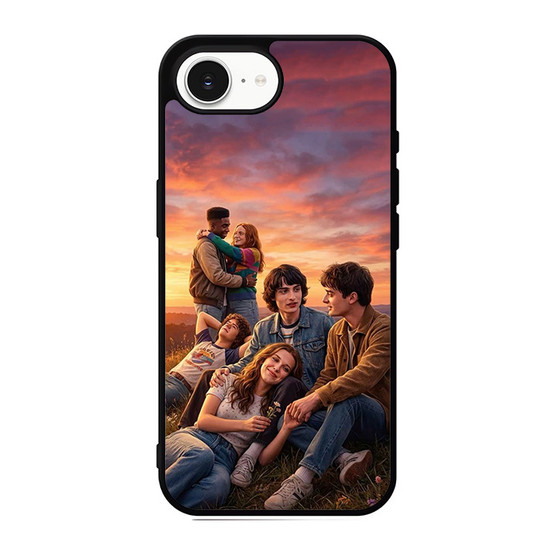 Stranger Things Characters Sunrise iPhone 17e Case