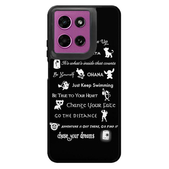 All Disney QUOTES Motorola Moto G 2026 Case