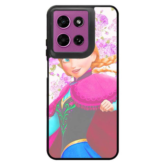 Anna Frozen Pink Floral Motorola Moto G 2026 Case
