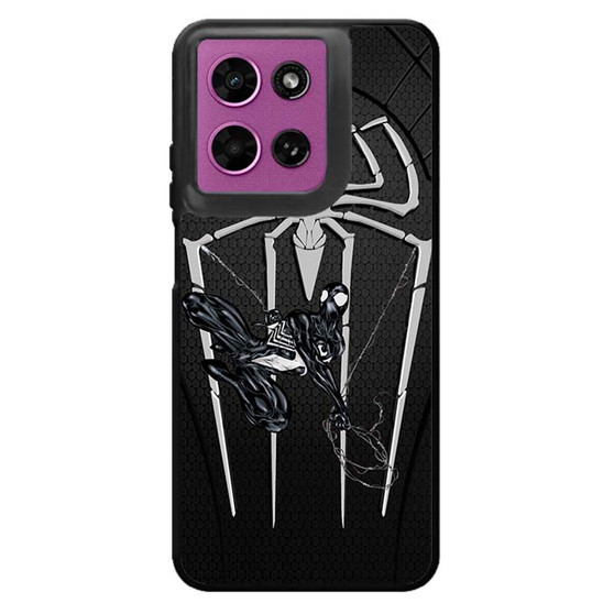 black spiderman logo Motorola Moto G 2026 Case