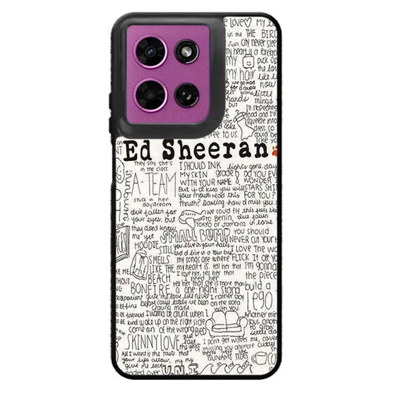 Ed Sheeran All Lyrics Motorola Moto G 2026 Case