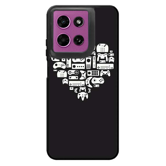 Gaming Stick in Hearth Pattern Motorola Moto G 2026 Case