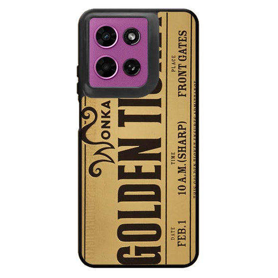 golden ticket willy wonka Motorola Moto G 2026 Case