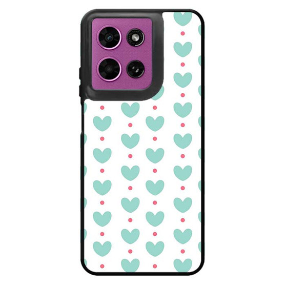 Heart in Light Blue Motorola Moto G 2026 Case