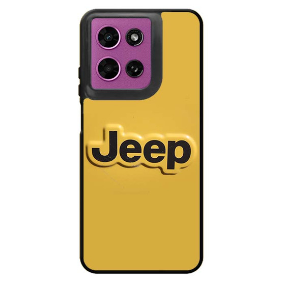 Jeep Yellow Logo Motorola Moto G 2026 Case